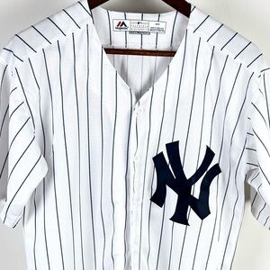New York Yankees #99 Jersey Mens Small Majestic Cool Base MLB White
